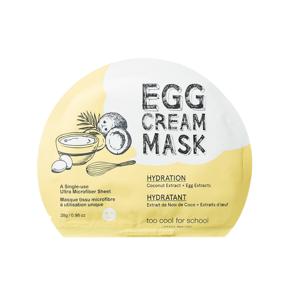 Masque crème aux œufs hydratation et teint radieux " EGG CREAM MASK" - Jasumin