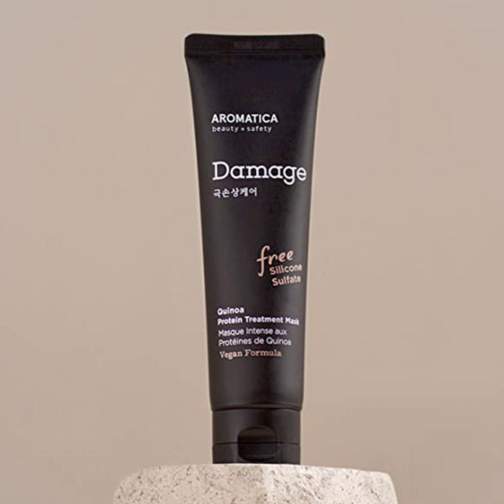 Masque de traitement aux protéines de quinoa pour cheveux secs et abimés " Quinoa Protein Treatment Mask" -160ml - Jasumin