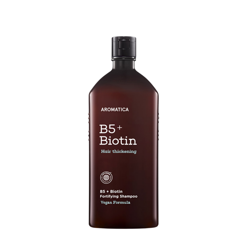 Shampoing nutritif fortifiant ultime B5+Biotine pour cheveux fragiles et fins "B5+Biotin Fortifying Shampoo" - 400ml - Jasumin