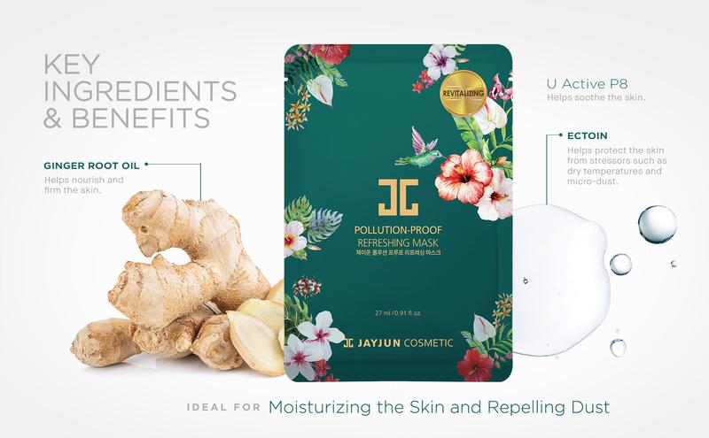 Masque revitalisant anti-pollution " ANTI-DUST THERAPY MASK " - Jasumin