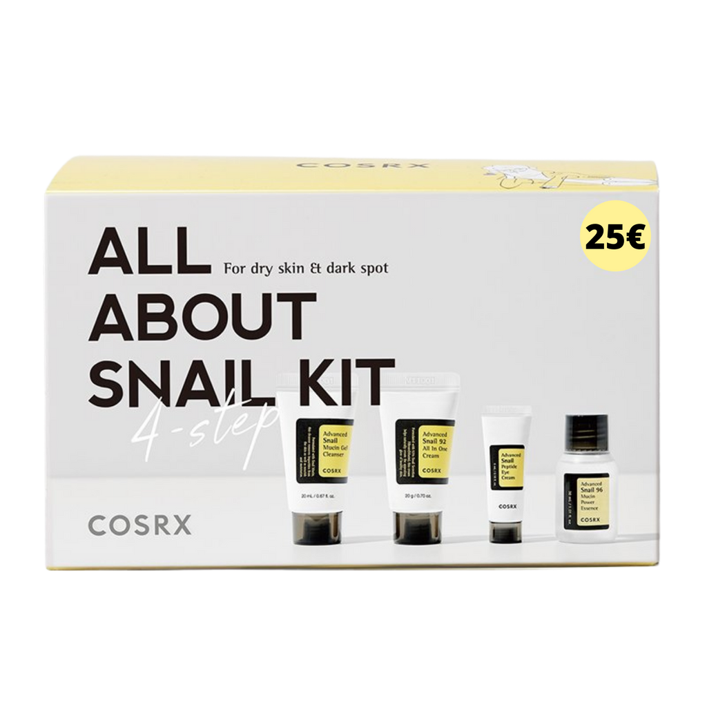 Kit routine tout en un "all about snail kit" - Jasumin